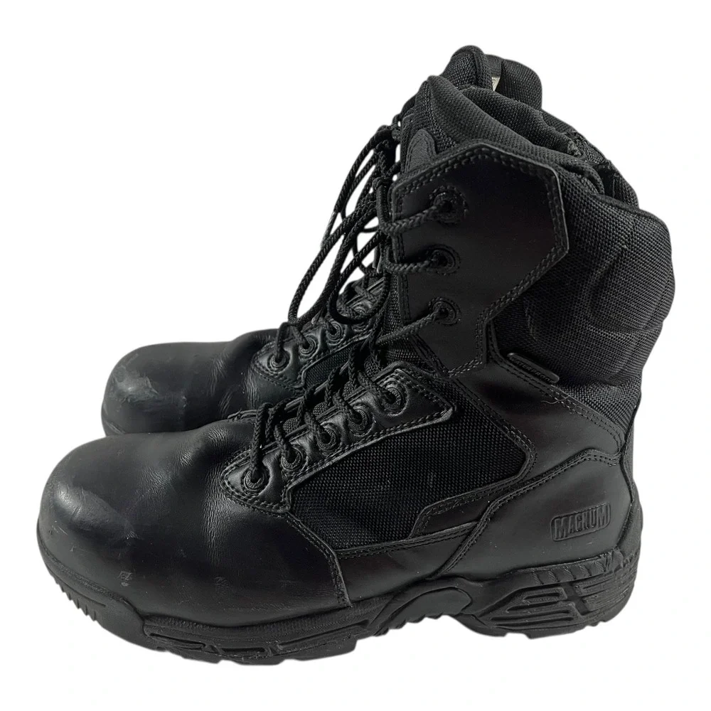 Magnum Stealth Force 8.0 Waterproof Tactical Boots Men's Size 11 Side Zip